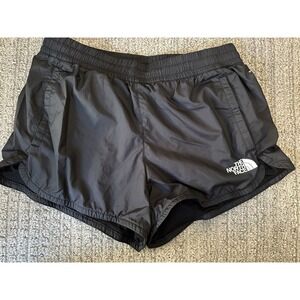 THE NORTH FACE WINDWALL HYDRENALINE Women Medium Mesh Lined Shorts Black